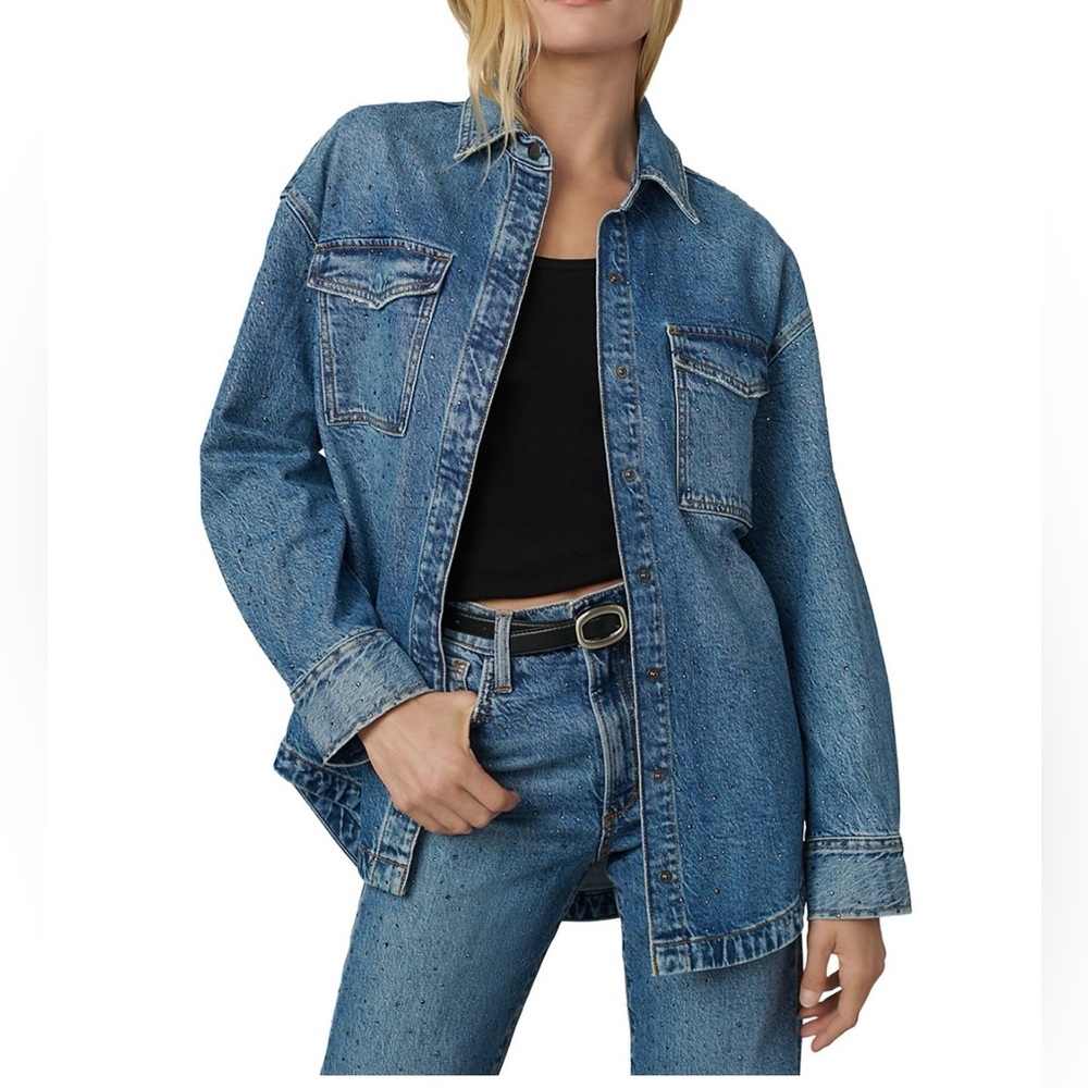 Joe's Jeans
 
The Katrina Embellished Denim Shirt NWT Lg